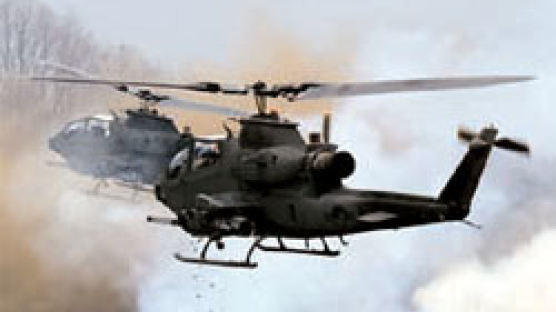 코브라 헬기 4대 백령도에 배치…기습 침투 북 공기부양정 잡는다