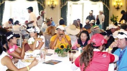 LPGA 선수들 "한식 끝내줘요"…aT센터, US오픈 점심 제공 큰 호응