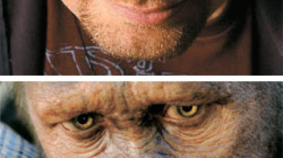 골룸·킹콩 등 연기한 얼굴없는 배우 … 이 남자 이번에는 침팬지다
