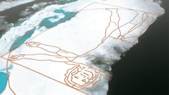 [사진] “북극이 녹고 있어요” 다빈치 그림의 경고
