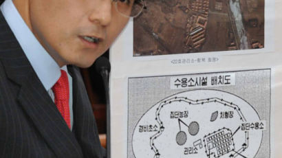 [사진] 북한 정치범 수용소 배치도 공개 