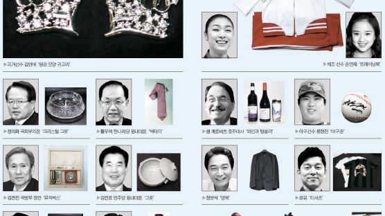 김연아 귀고리, 류현진 야구공, 공유 티셔츠 … 행복한 나눔 즐거운 동참