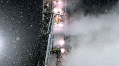 [사진] 우주인 3명 태운 러시아 소유스 발사 … 이들이 못 가면 우주정거장 텅 빈다
