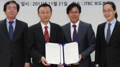 [사진] JTBC, 다음소프트와 SNS 업무 협약 