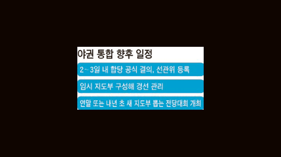 민주당, 야권통합 결의 