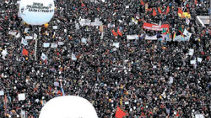 “도둑 푸틴 재집권 안 돼” … 모스크바 12만 시위
