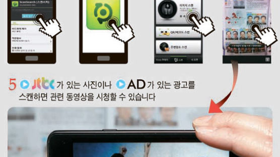 QR코드 없어도 동영상 재생 … 대한민국 신문 최초 서비스
