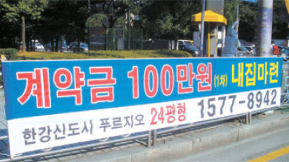 ‘독야청청’ 수도권 미분양 소형 잡아라 
