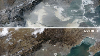 [사진] 10일 베이징 덮친 ‘미세먼지 쓰나미’ … 한반도 하늘도 불안하다
