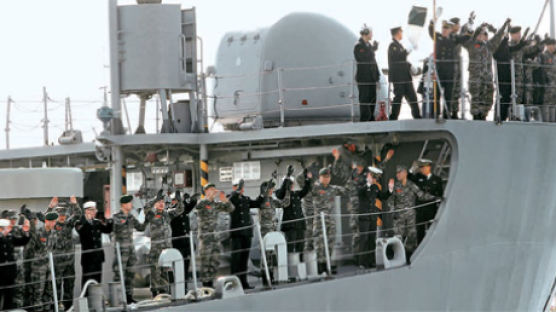 [사진] 코브라골드 훈련 떠나는 해군·해병대