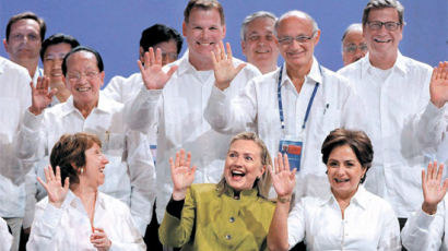 [사진] G20 외교 수장들