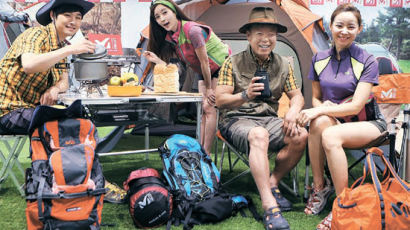 [사진] 밀레, 엄홍길 대장과 함께 캠핑용품 출시