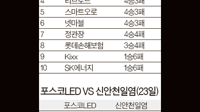 [바둑] 이세돌 빠져도 막강 … 신안 1위