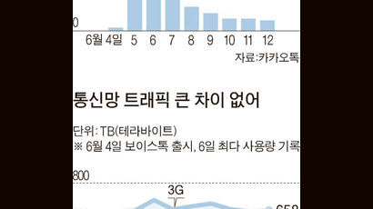 무료 음성통화 ‘보이스톡’ 통신망에 부담 안 줘