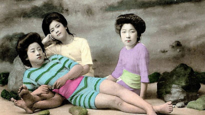 수영복 입은 100년 전 일본 미녀들 "신체가…"