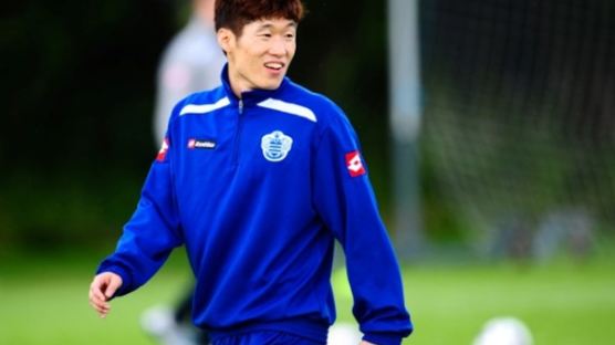 박지성, QPR서 공식훈련… '웃음이 절로~'