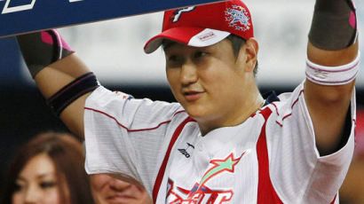 [사진] 이대호, 일본 올스타전 홈런더비 우승