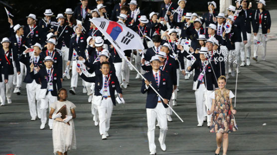 [런던 브리지] 한국, 개막식 100번째 입장 … 북한은 53번째