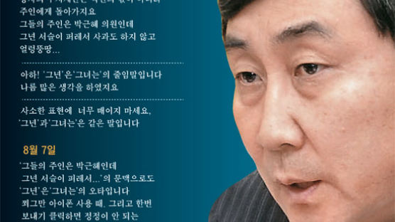 이종걸 “박근혜 … 그년” 트위터 논란