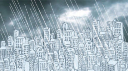 먹구름 유격대의 기습 … 게릴라성 폭우