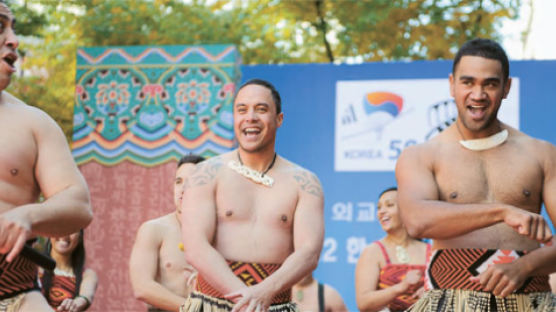 한·뉴질랜드 수교 50돌 축하‘마오리족의 말춤’