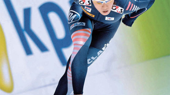 [사진] 이상화, 월드컵 빙속 500m 6연패