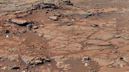 화성탐사 로봇, 화성에서 전송한 사진 보니…