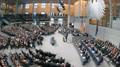 히틀러 전쟁 연설 자리서 독·불 합동 의회
