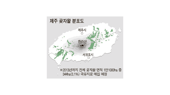 ‘생태 보고’ 제주 곶자왈 5년간 344㏊ 국유지화