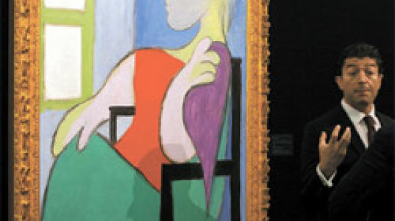 피카소의 연인 초상화 486억원에 팔렸다