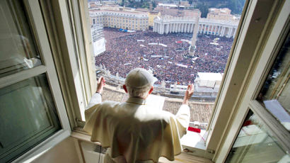 [사진] 교황의 마지막 삼종 기도
