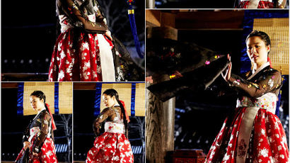 김현주, 속살 보이는 저고리 입고 관능적 춤사위