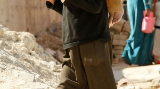[사진] 시리아 피난민촌 아이들