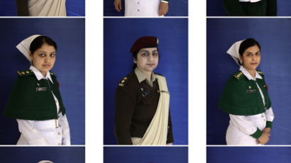 [사진] 파키스탄 군병원의 여성들