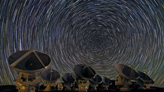 [사진] 나사 허블망원경 보다 10배 선명한 알마 전파망원경