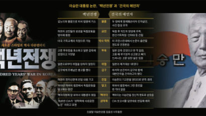 "이승만, 친일파·하와이갱" vs "건국대통령 악의적 매도"