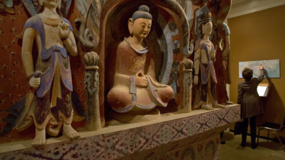 [사진] 뉴욕에서 열린 둔황의 불교예술 전시회