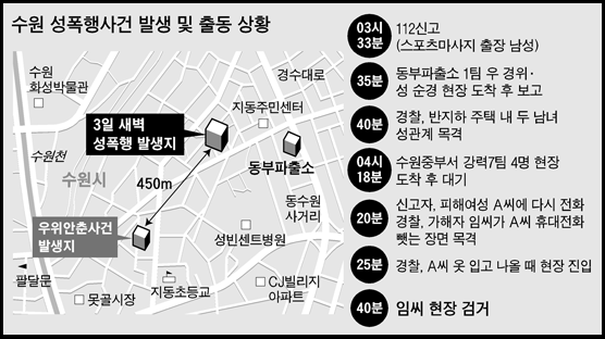 우위안춘 동네서 또…출동 경관, 문밖서 1시간 머뭇