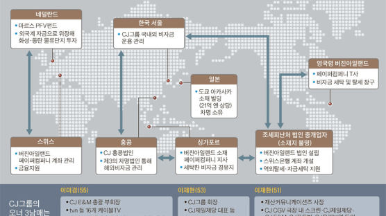 세계 곳곳 CJ '비밀금고'… 비자금 세탁 통로로 활용 의혹