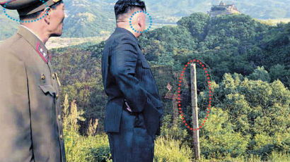 김정은, 휴전선 까칠봉초소 등장 … 까칠한 발언은 줄었다