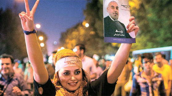 [사진] 이란 새 대통령에 온건파 로하니