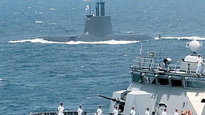 [사진] 잠수함도 63년 전 백두산함 승전 기려