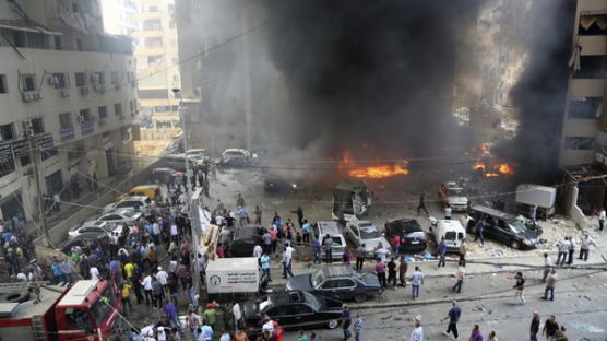[사진] 베이루트 차량폭탄 테러 발생