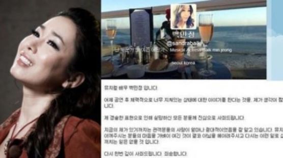 "사인회 귀찮아" 백민정 공식 사과, 팬들 반응은 '싸늘'