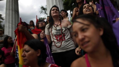 [사진] 남미여성들의 낙태허용 요구시위
