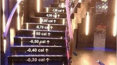 살 빼주는 계단, "계단 한 칸에 고작…" 다이어트 자극