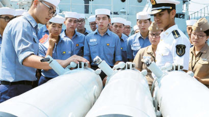 [사진] 이것이 중국 어뢰발사관 