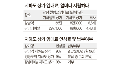 '불법 전대' 70% … 지하도상가 수술 나선 서울시