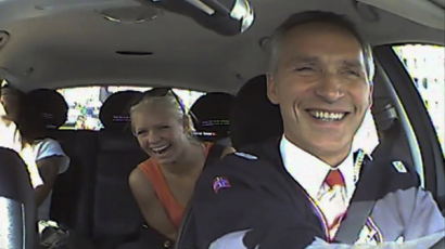 [사진] 택시기사가 된 노르웨이 총리