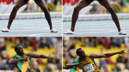 [사진] ‘번개맨’ 우사인 볼트, 남자 200m 사상 첫 3연패 
